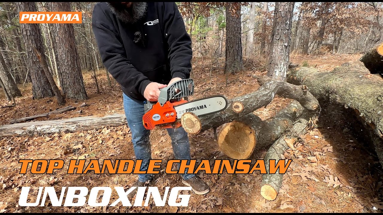 Unboxing and Assembling Proyama 26cc Chainsaw on Amazon - YouTube