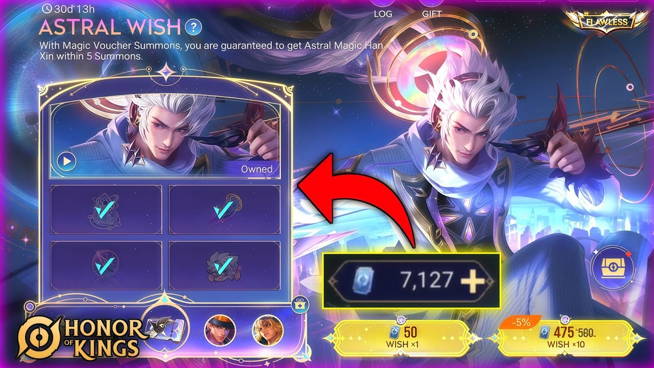 HOW MANY TOKENS to Unlock Han Xin’s Astral Magic New Skin? (Spin Test ...