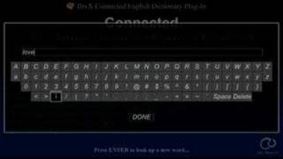 DivX Connected Dictionary Demo