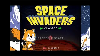 How to make a horizontal Space Invaders shooting game in ScratchJr on the iPad