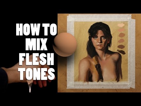 Color theory  How to mix Flesh tones in painting
