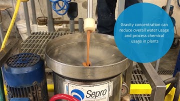 Gold Gravity Concentration Test | Falcon L40 Gravity Concentrator