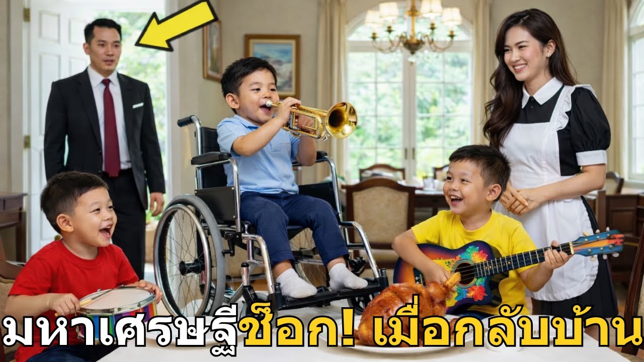มหาเศรษฐีกลับบ้านกะทันหัน… ภาพตรงหน้าทำให้เขาช็อกจนพูดไม่ออก