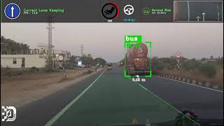 AD0 :AI SmartMirror (D-Mirror) ADAS Demo | Real-Time Driver Alerts