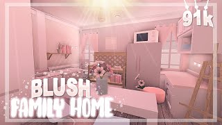 BLOXBURG| *no gamepass* blush family home 91k | house build