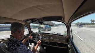 Driving log: 1958 VW Bug I-5, drove Orange County, California