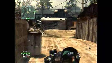 MW3 Quick Scope and No-scope on Village