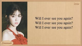 Red Velvet Will I See You Again? Easy Lyrics | Lyrics Vibes