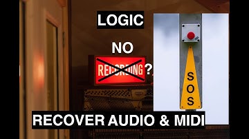 LOGIC PRO - FORGOT TO RECORD? - NO PANIC - RECOVER AUDIO AND MIDI PERFORMANCE