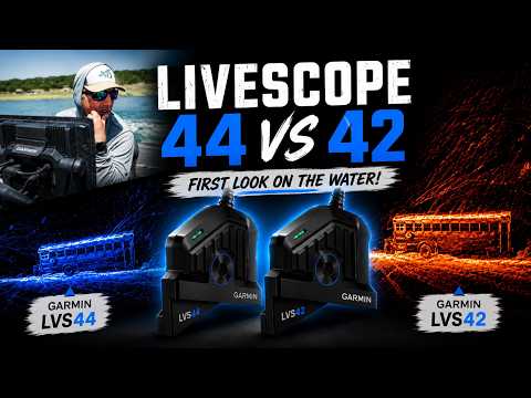 Garmin Livescope 2 LVS44 vs LVS42 | FIRST ON THE WATER COMPARISON