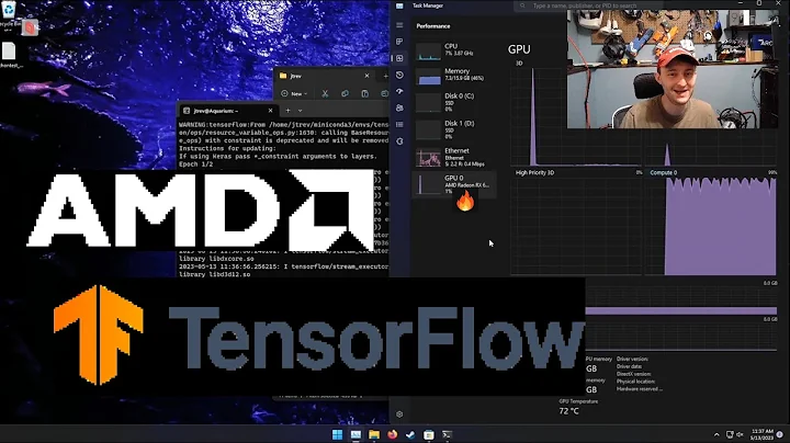 TensorFlow on AMD GPU! DirectML Tutorial and Testing.