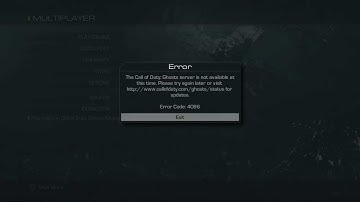CoD Ghosts Error Code 4096 - Activision, get your sh!t together!
