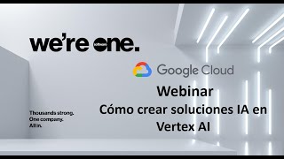 Cómo crear soluciones de IA en Vertex AI