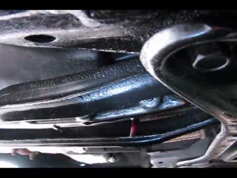 Location of transmission fluid drain plug Mazda 626 - YouTube