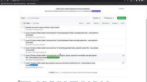 Git and Github training #10: Github UI - General information about the training tasks