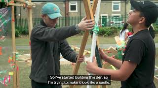 Emily Binks: Home Is! | Den building project at Cross Flatts Park, Leeds