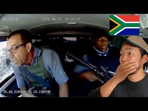 【衝撃】南アフリカで襲撃された現金輸送車の映像が半端ない