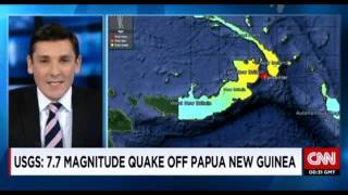 7 5 magnitude earthquake in Papua New Guinea 05 May 2015