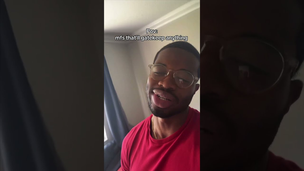 Pov Mfs That Will Gatekeep Anything Funnyskit Comedyskit Skitscomedy Sketchcomedy