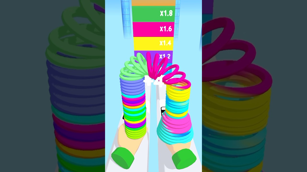 Rainbow 🌈 Toy Spring Run 