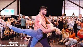 Romeo Santos, Elvis Martinez - Millonario \/ bachata workshop Marco \& Sara  \/ Moscu 2019