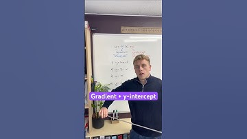 Ep 2: Gradient and y-intercept #maths #gcse #gradient #yintercept #straight