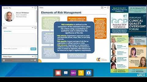 Webinar: ICH E6 (R2) Risk-Based Requirements 02132019