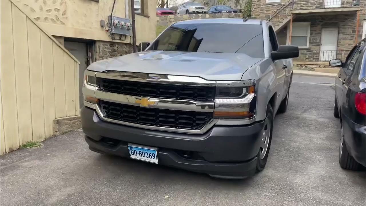 2018 dropped Chevy Silverado - YouTube