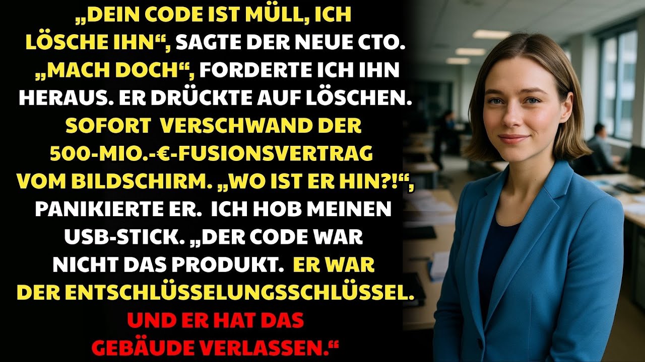 Der Cto Löschte Meinen „Altcode“ – Er War Der Schlüssel Zu Einer 500-Mio.-€-Fusion | #BüroRache