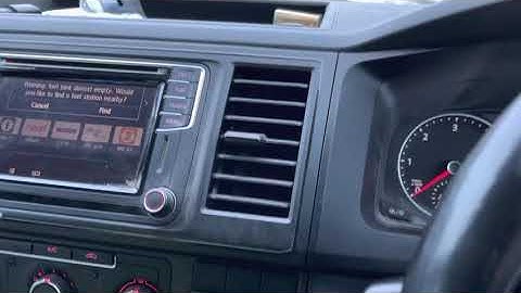 How to turn off traction control on a Vw t6 transporter