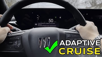 How to use Adaptive Cruise Control in Buick Vehicles