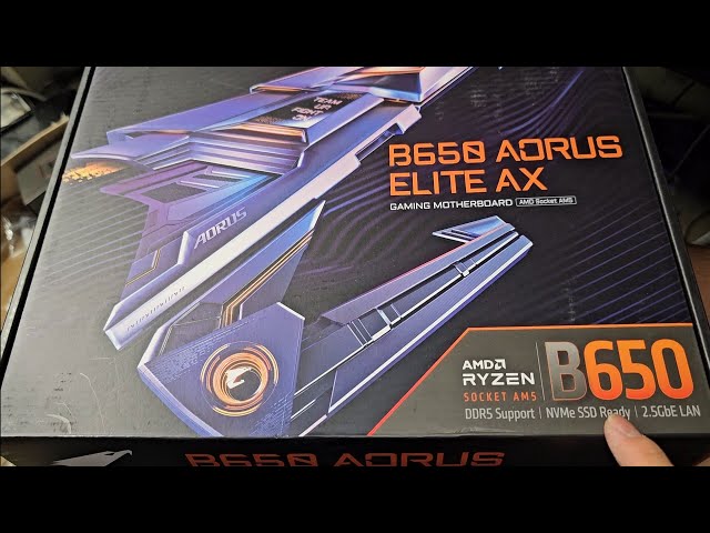 Gigabyte B650 Aorus Elite AX AMD Socket AM5 DDR5 ATX Motherboard