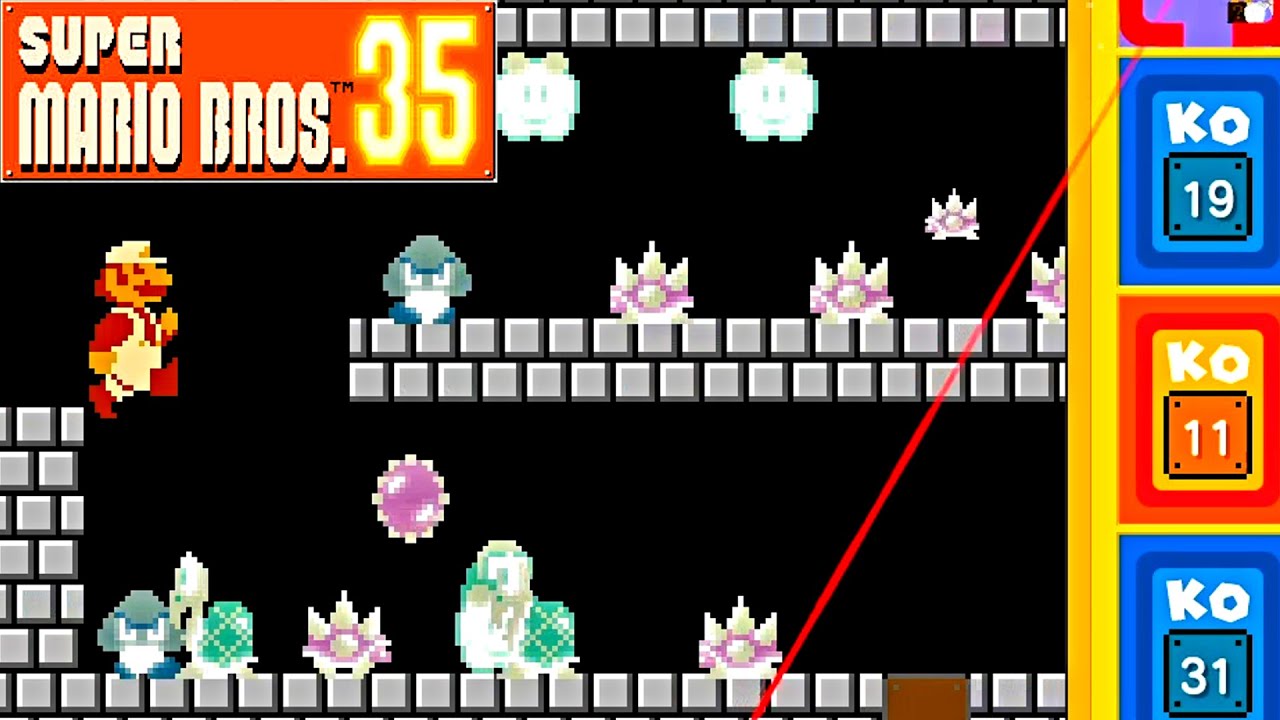 Super Mario Bros. 35 Battle Royale Gameplay #20