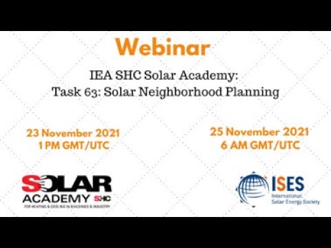 IEA SHC Solar Academy: Task 63: Solar Neighborhood Planning