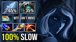 OMG CAN'T RUN NEW CANCER BUILD -100% Slow Skadi Drow Ranger Vs RTZ Naga God 10K MMR DotA 2