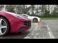 DRAG RACE: Ferrari 599 GTO v FF