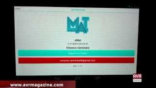 aMat applicazione Matematica e Geometria per Smartphone e Tablet Android - AVRMagazine.com screenshot 3