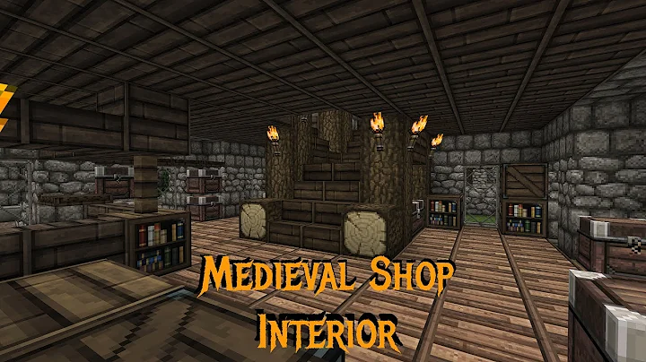 Minecraft - Gundahar Tutorials - Medieval Shop Interior