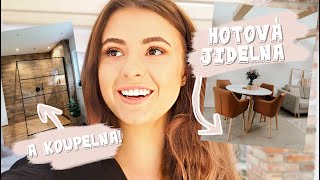 VLOG | Hotová KOUPELNA & JÍDELNA!