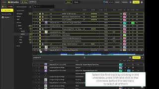 How to select multiple tracks in your library to add to your mix at once screenshot 4