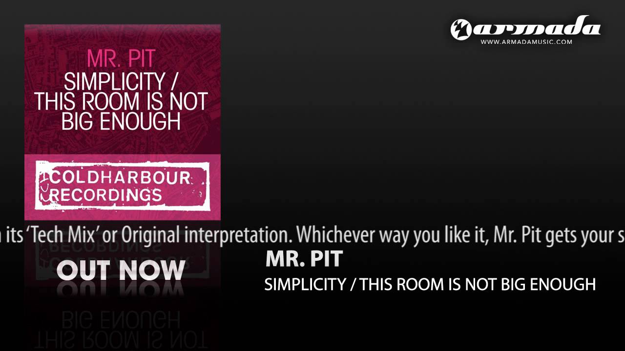 在 YouTube 上觀看「Mr. Pit - Simplicity (Original Mix) (CLHR090)」 在 YouTube 上觀看「Mr. Pit - Simplicity (Original Mix) (CLHR090)」