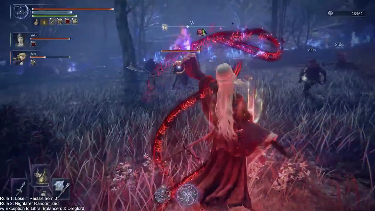 Deep of Night 0-9999 Permadeath Climb Random Trios Run 2