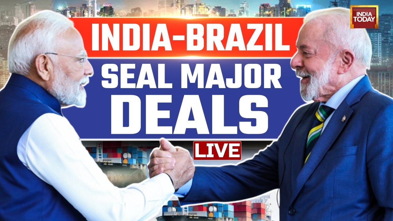 Modi-Lula Press Conference LIVE: Major Boost to India-Brazil Relations, Major MoUs Signed