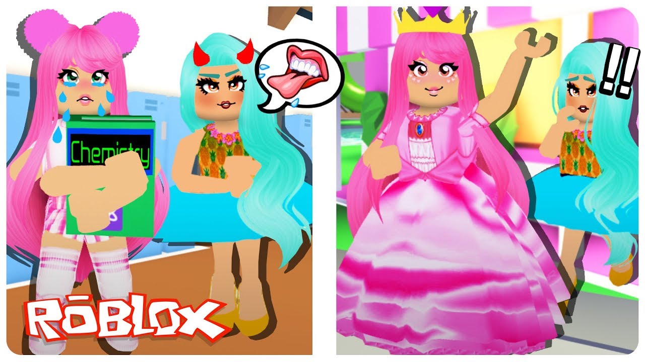 She Was A School Nerd Until She Found Out She Was Secretly A Princess Royale High Roblox Roleplay Youtube - roblox princess school