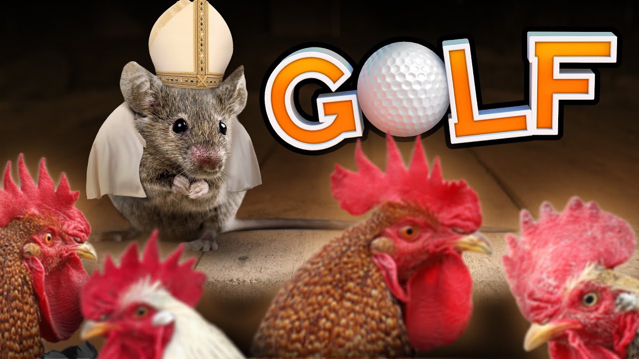 I put the mouse amongst the chickens (Golf With Your Friends)