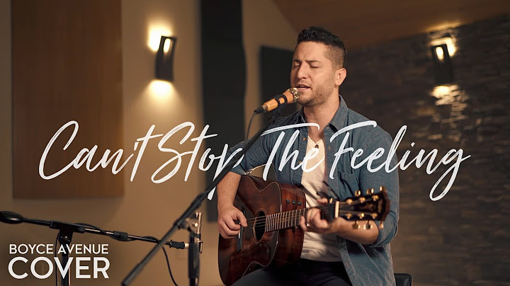 Can't Stop the Feeling! Acoustic version - Acoustic performance video thumbnail