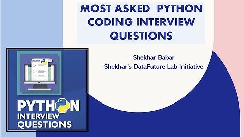 Python Coding Interview Question | Sort List Without using built in function [Frequently Asked]