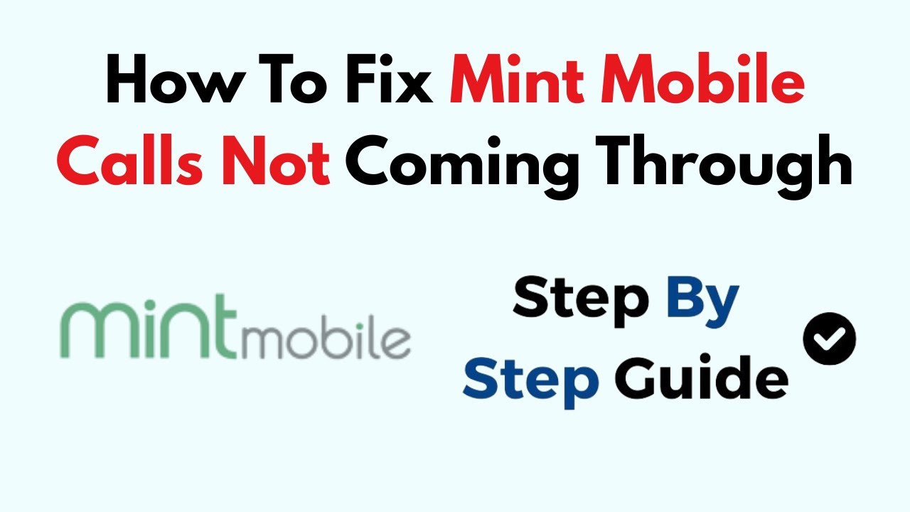 How To Fix Mint Mobile Calls Not Coming Through - YouTube