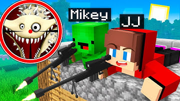 How Mikey and JJ hunting on Hungry Worm phase 2 in Minecraft at 3:00 AM !? - Maizen