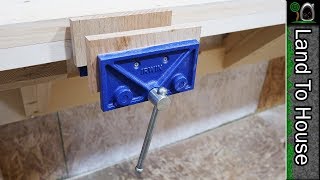 Workbench Wood Vise - Build a Workshop #55